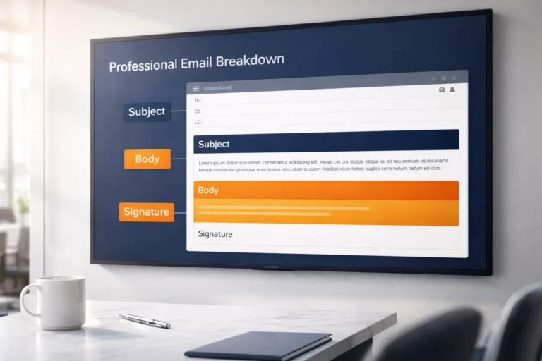 Professional Email Breakdown: Core Sections and Their Purpose